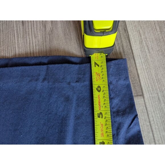 VTG Crescent Bay Navy Blue Elastic Waist Shorts Belted Detail Gold Buckle 22 USA - Picture 7 of 7